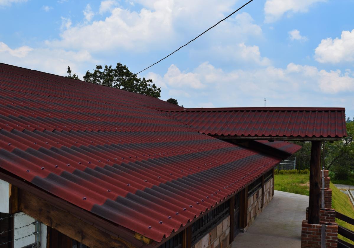 Onduline TIle Red House roof
